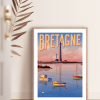 Affiche de Bretagne, l'île Vierge