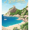 Affiche du Sud Est, la calanque de Figuerolles