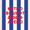 Affiche de Paris stripes, metro boulot dodo